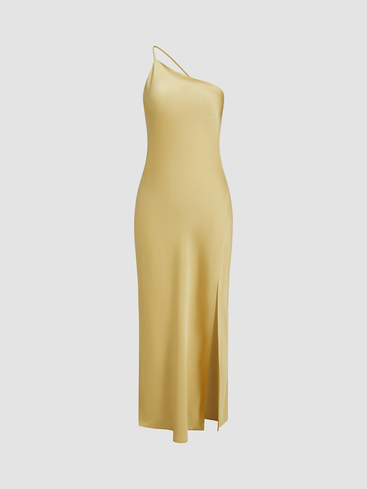 Fiora | Robe longue en satin dos nu
