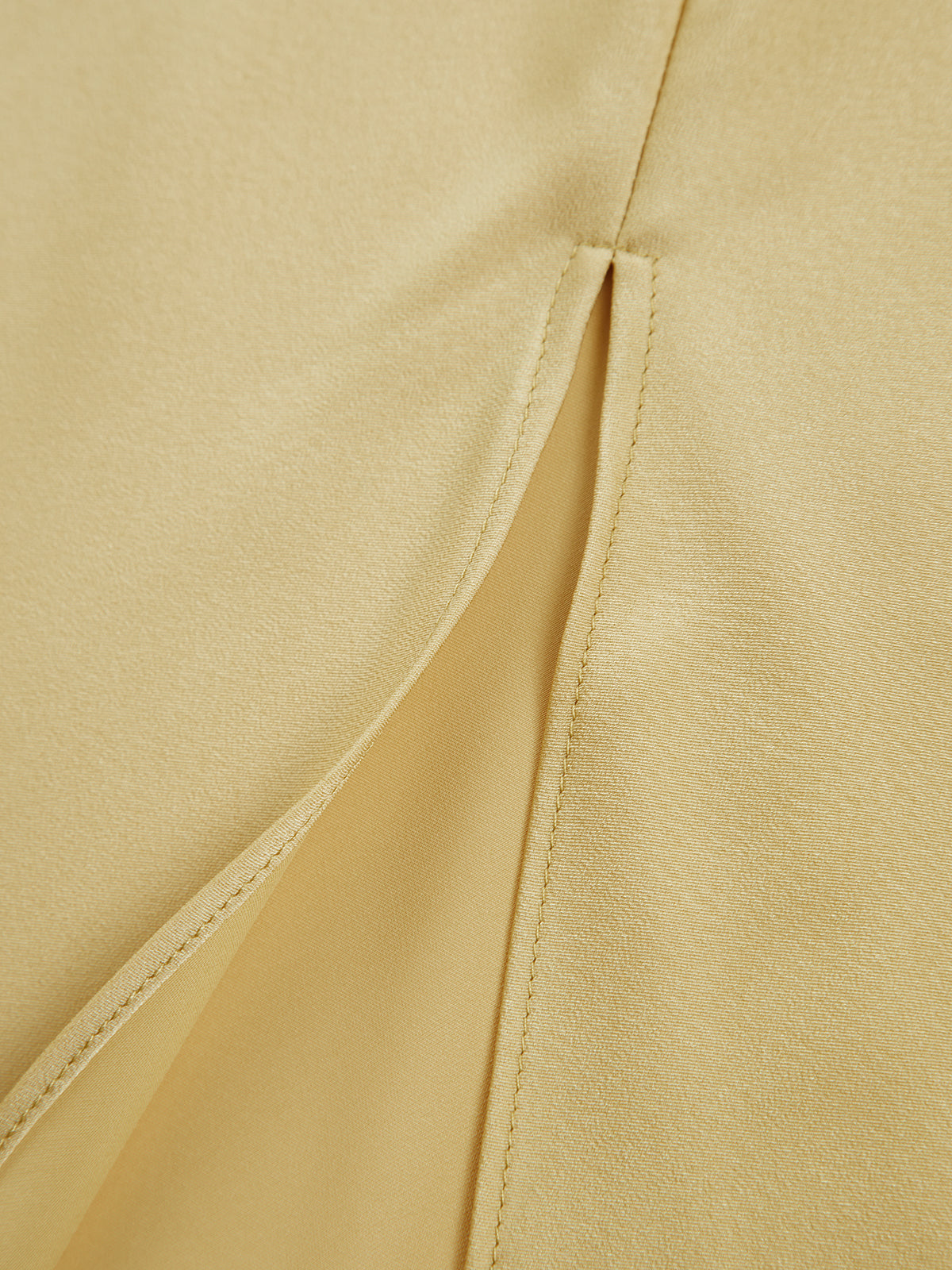 Fiora | Robe longue en satin dos nu