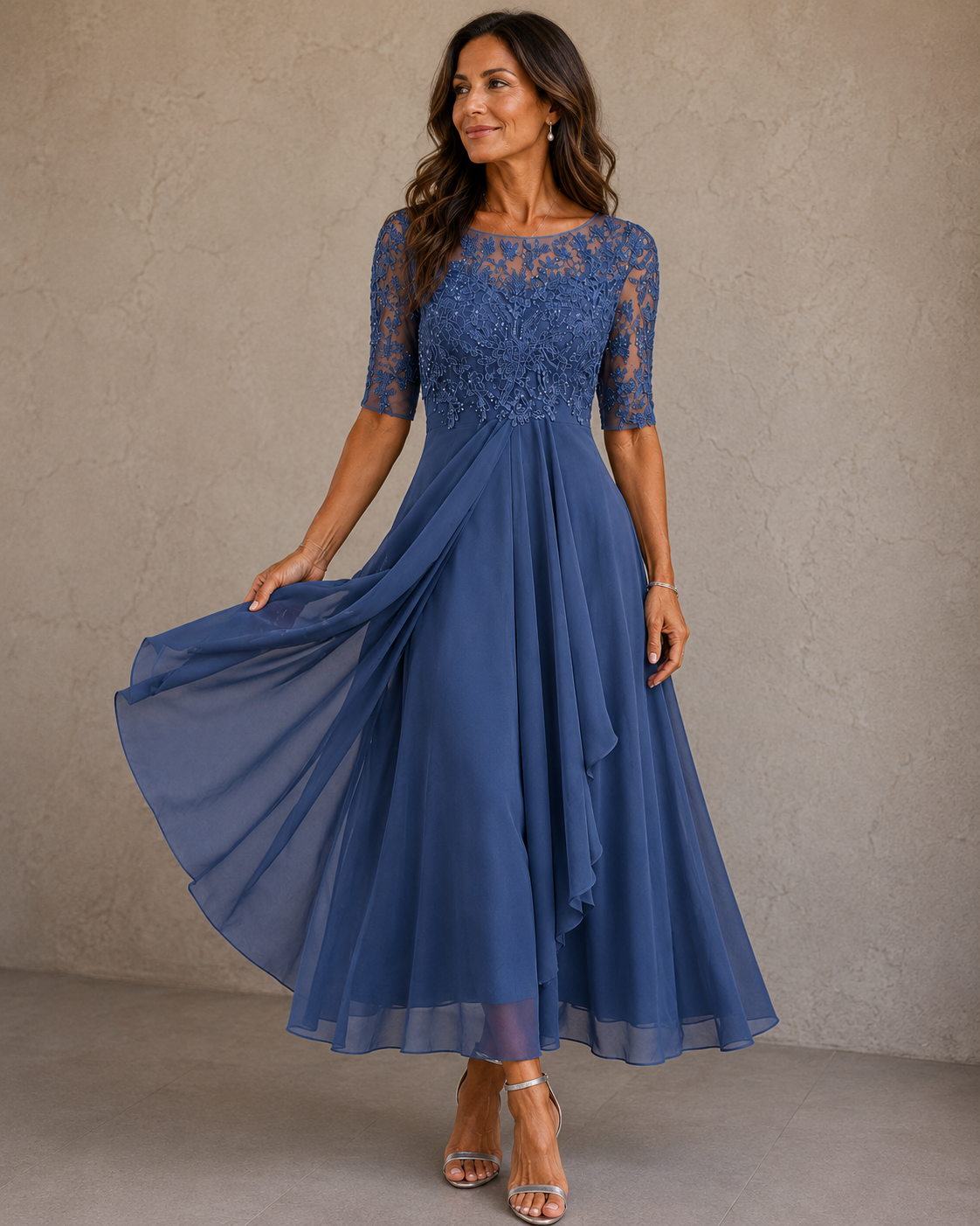 Robe midi Alicia