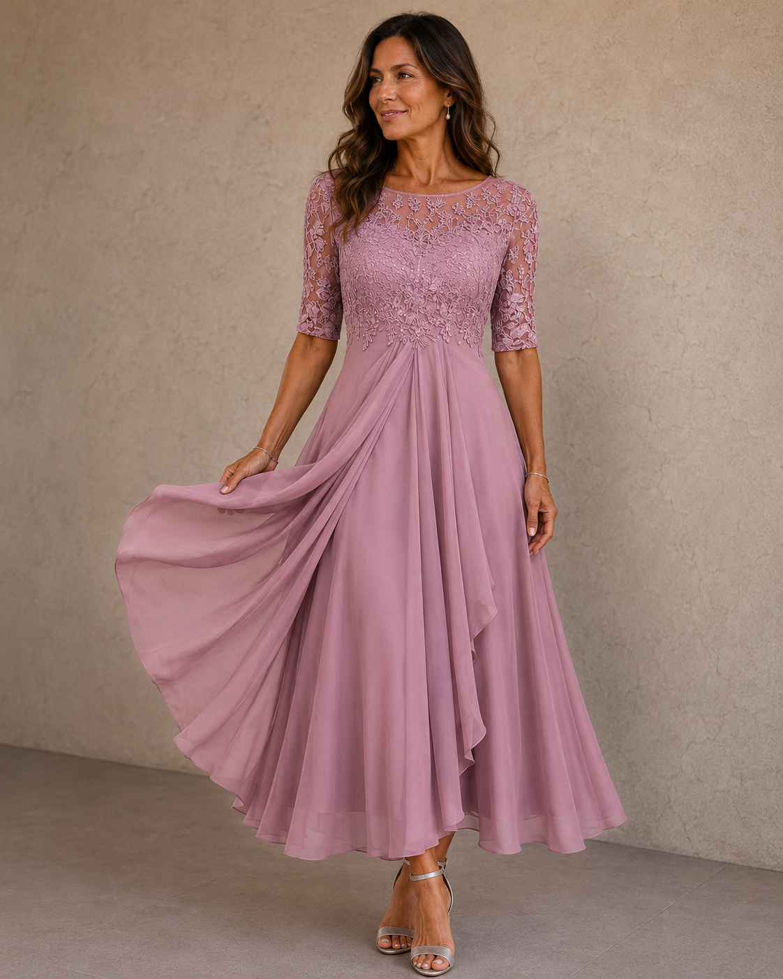 Robe midi Alicia