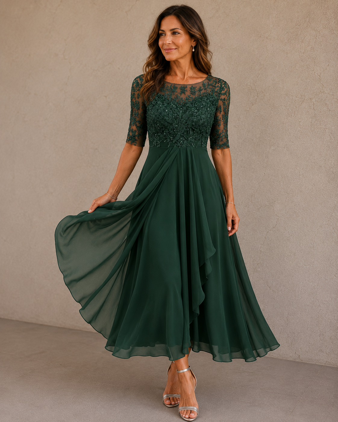 Robe midi Alicia