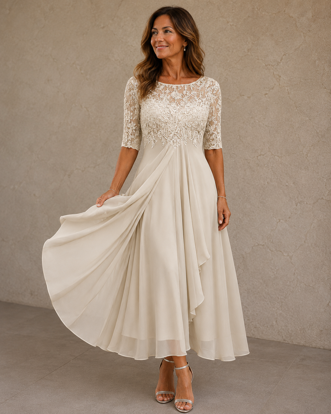 Robe midi Alicia