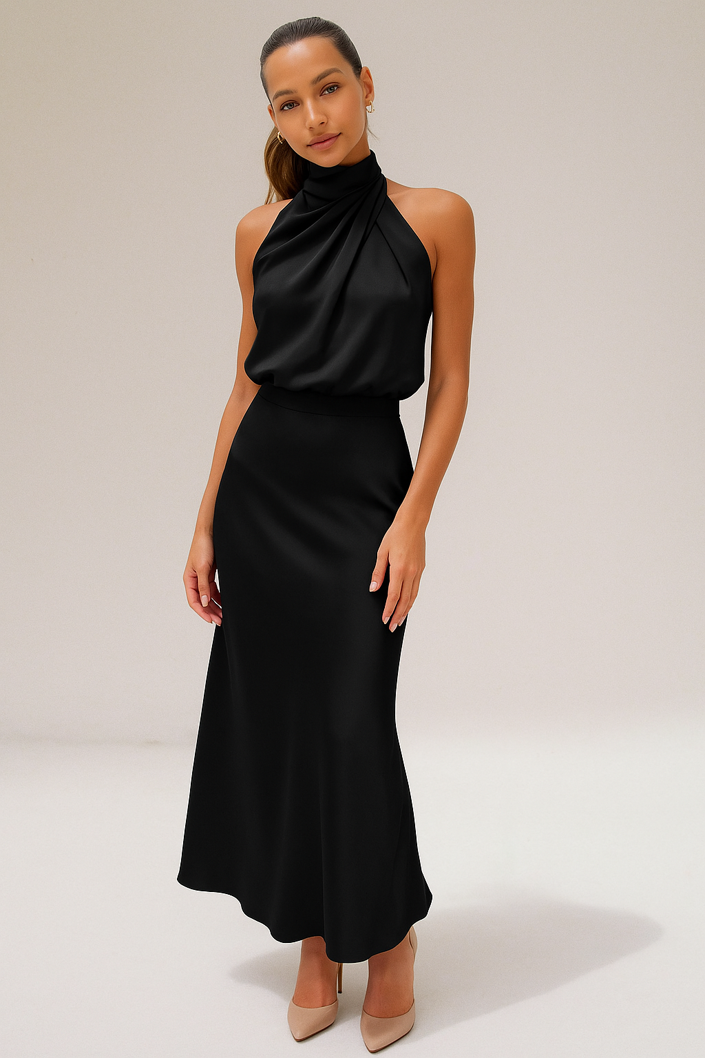 Claire | Robe en satin