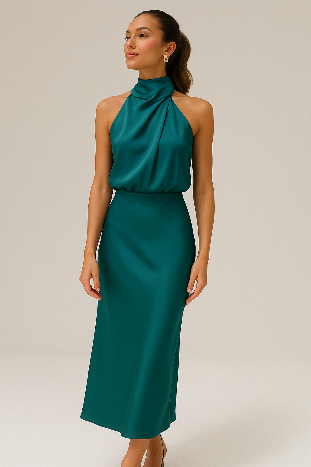 Claire | Robe en satin
