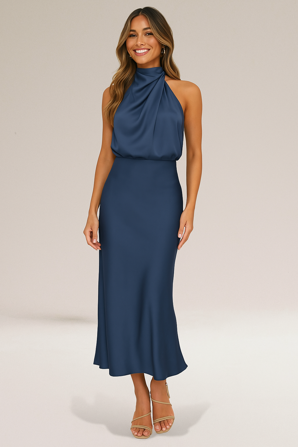 Claire | Robe en satin