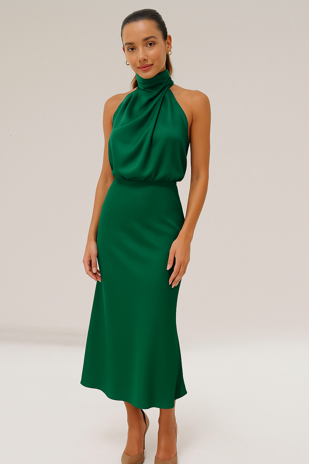 Claire | Robe en satin