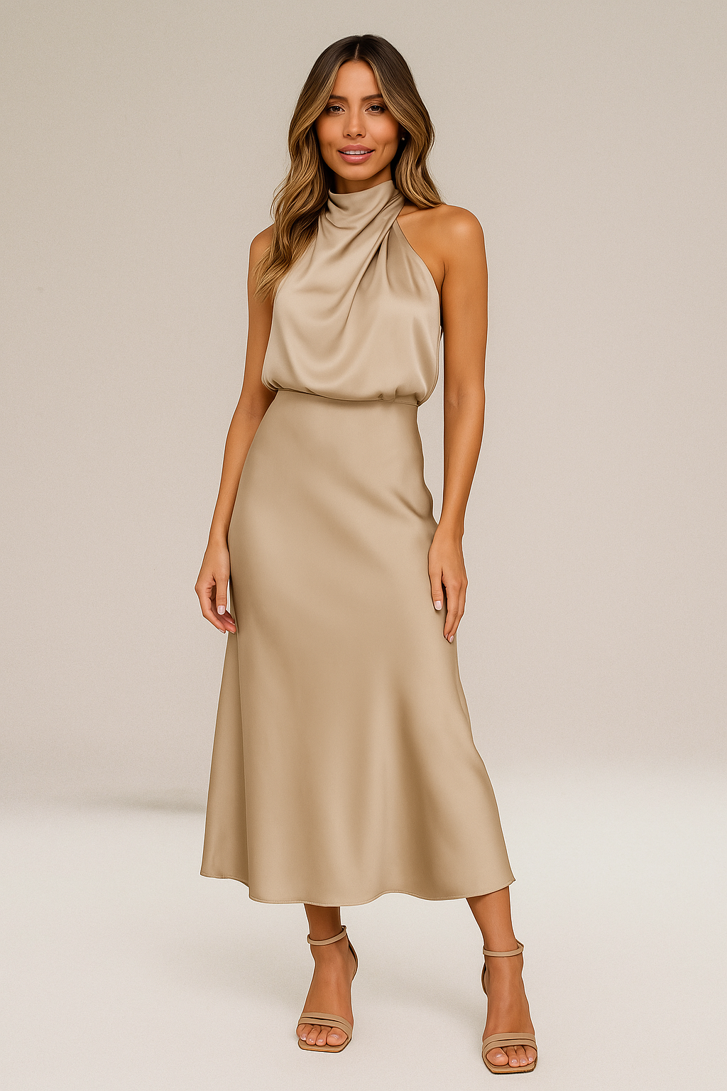 Claire | Robe en satin