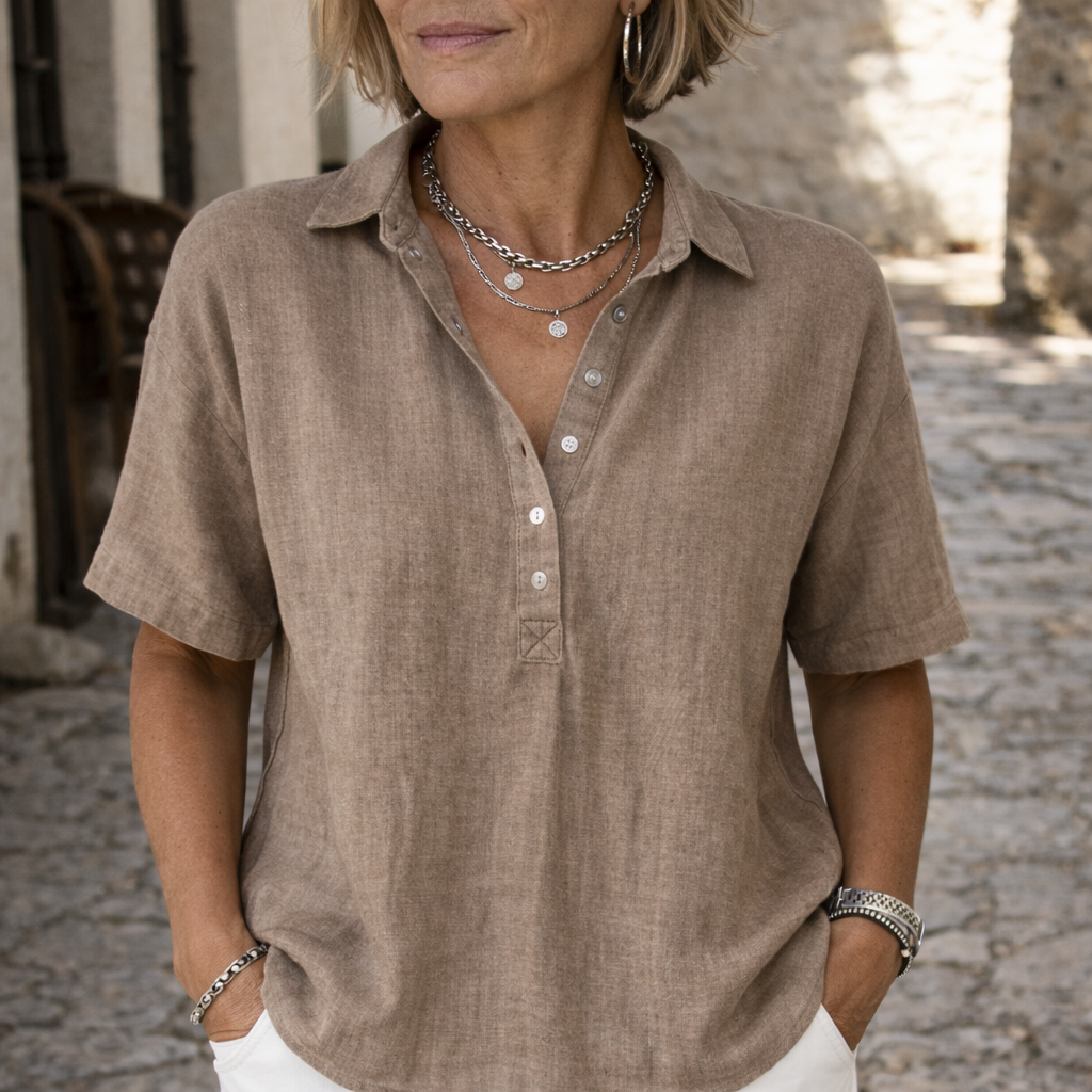 Claudia | Chemise Fluide Élégante
