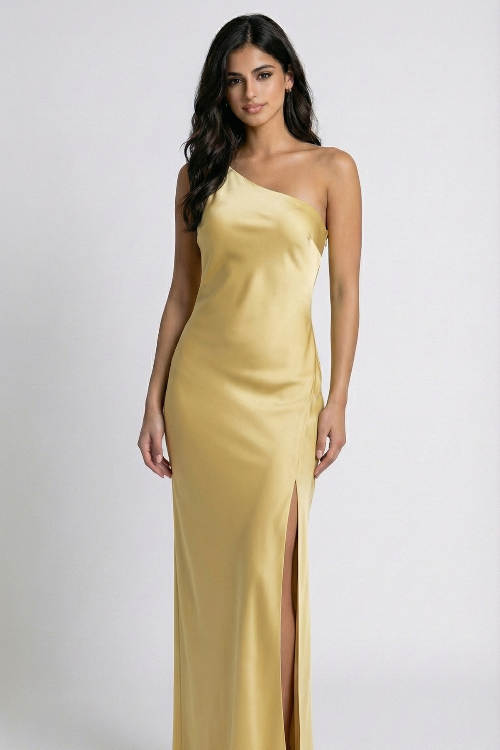 Fiora | Robe longue en satin dos nu