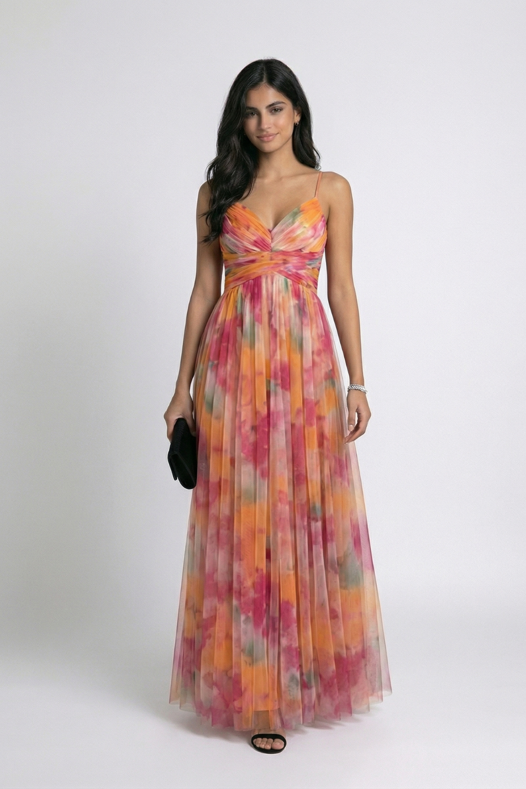 Giselle | Robe longue fleurie élégante