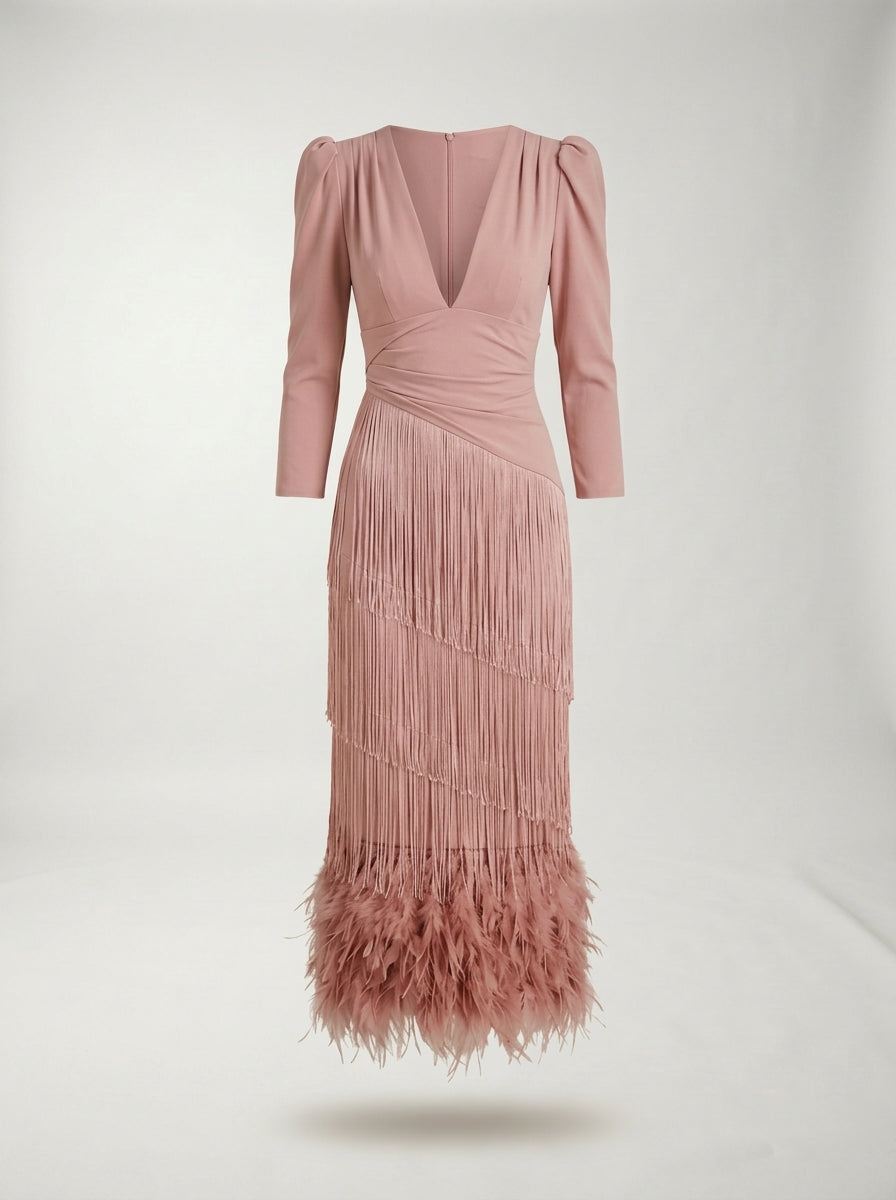 Robe à franges