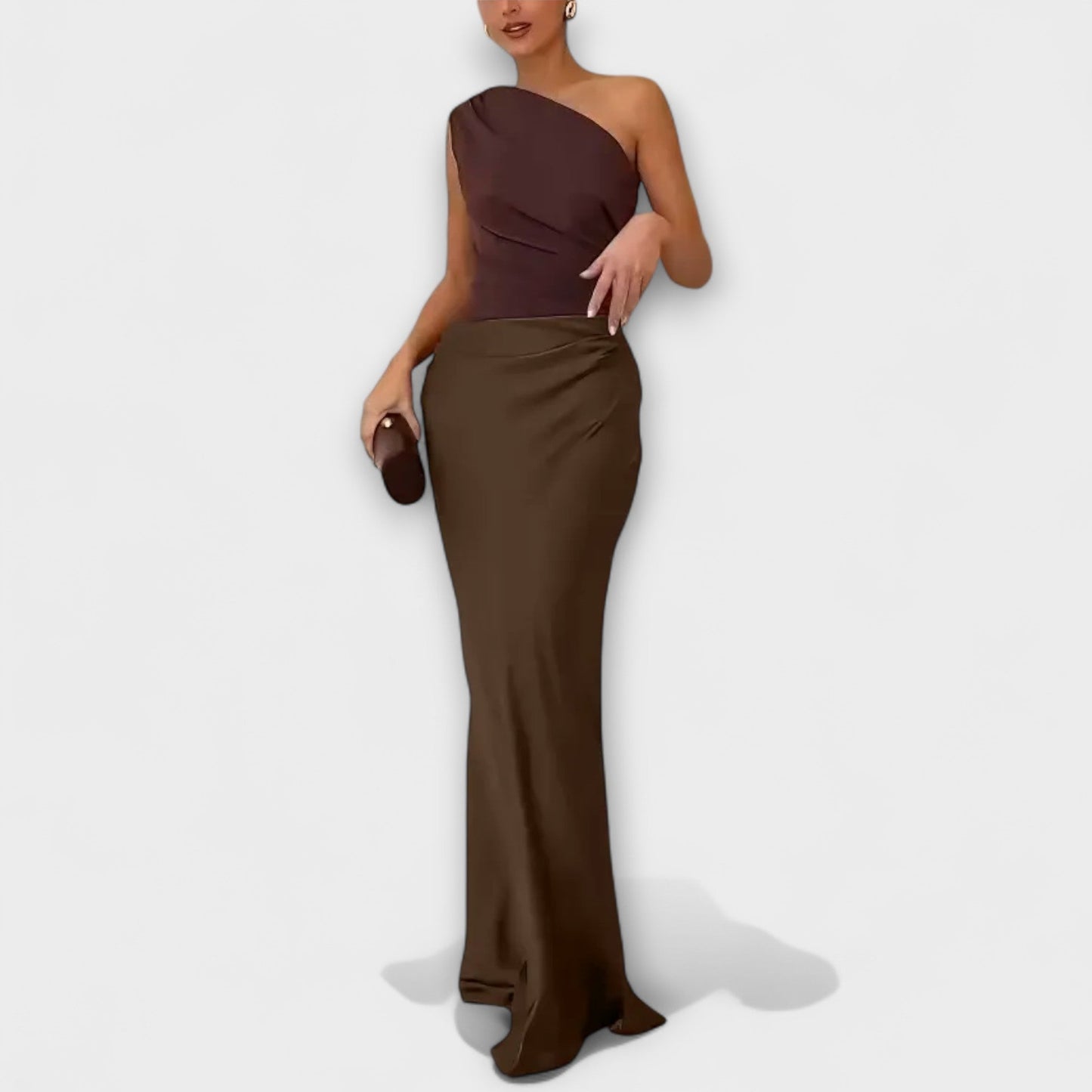 Amarílis - Élégante Robe asymétrique à une épaule