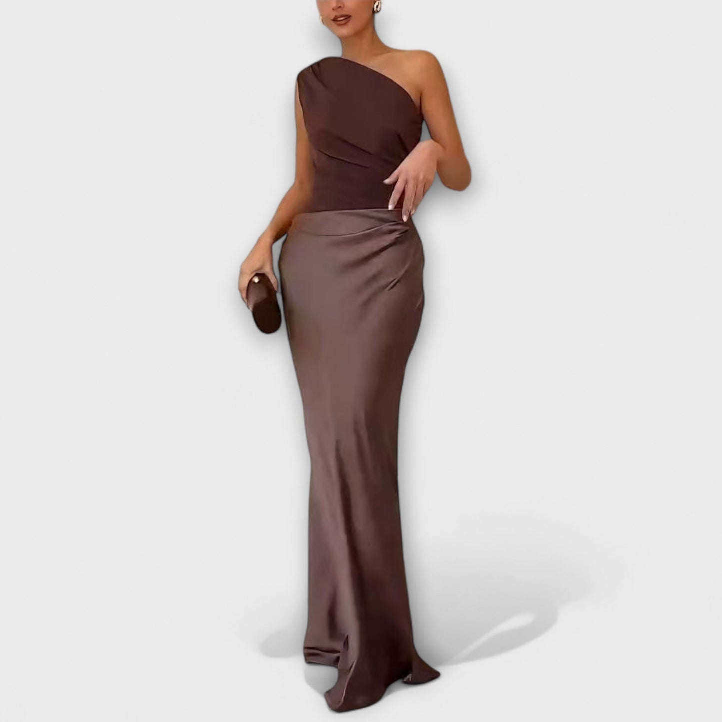 Amarílis - Élégante Robe asymétrique à une épaule