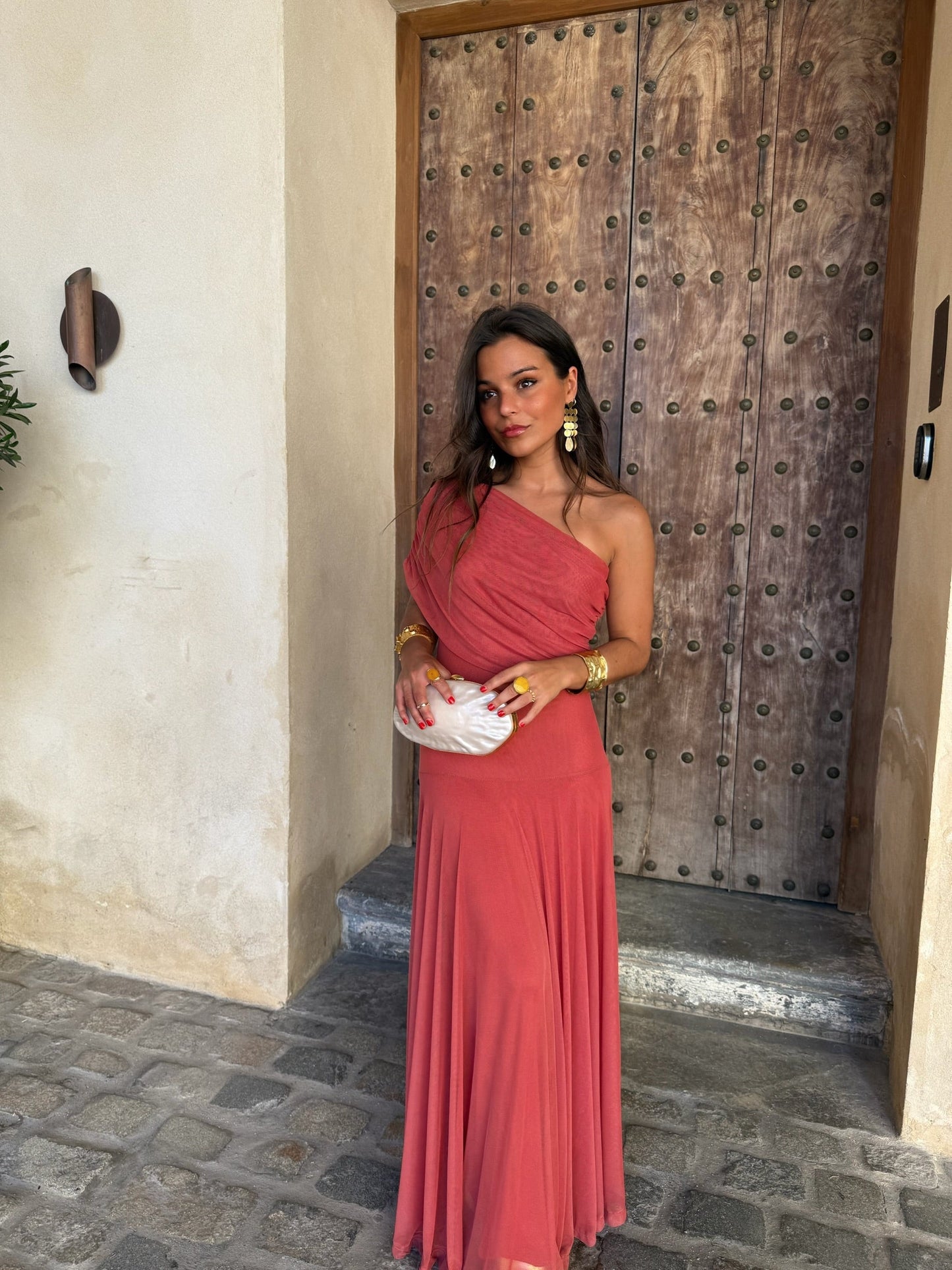 Séville | Robe longue Terracota