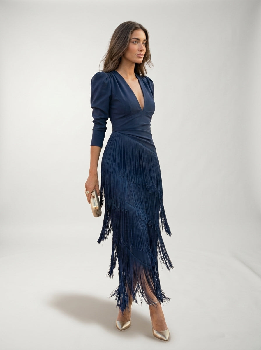 Robe à franges