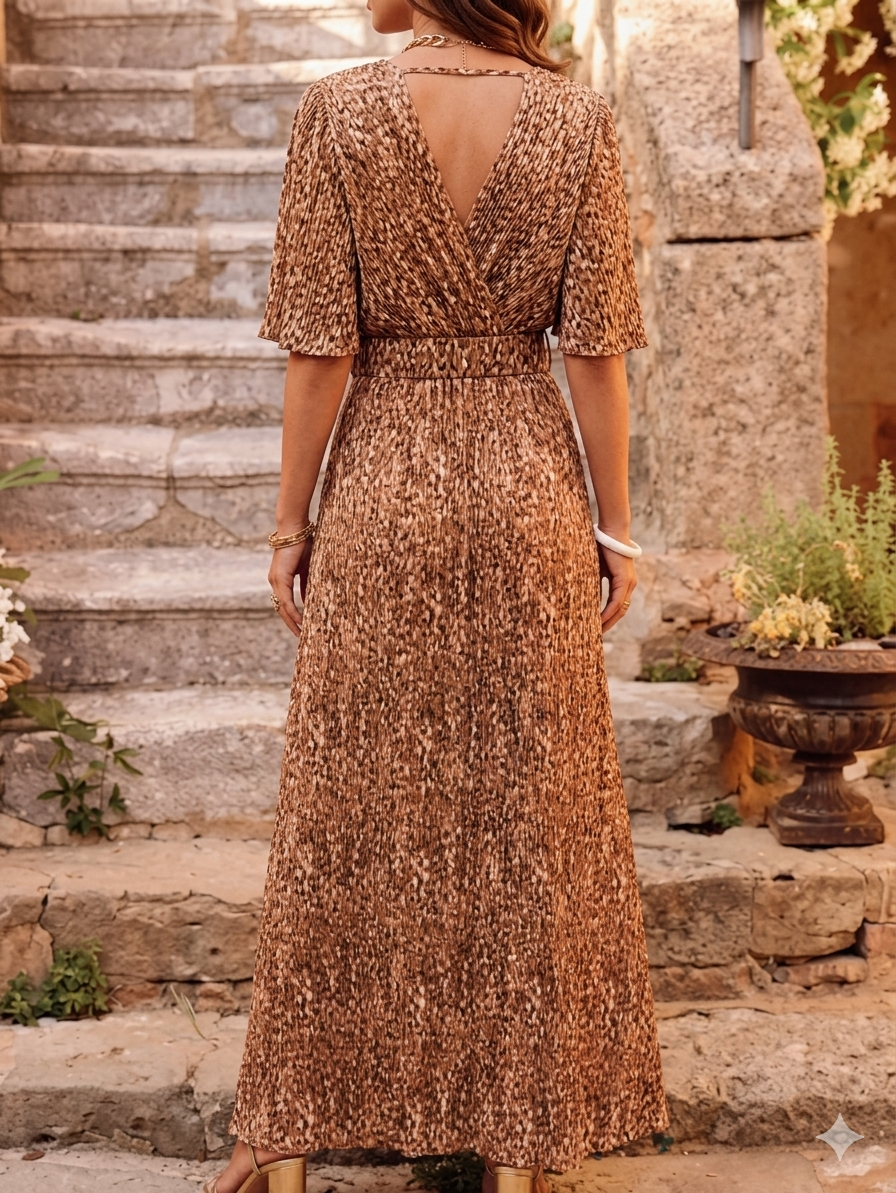 Robe longue à ceinture Diona™ printemps/été (édition limitée)
