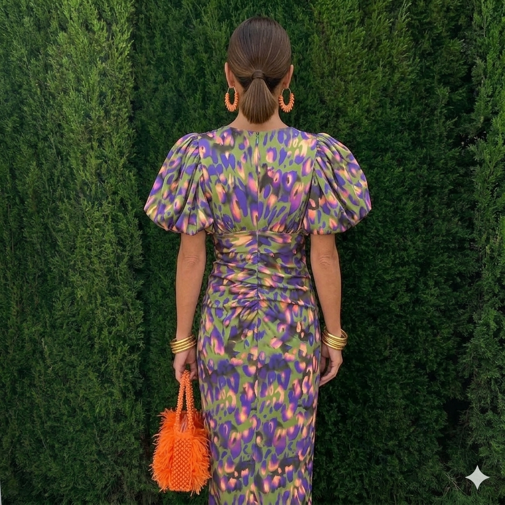 Tora™ - Robe à manches plissées