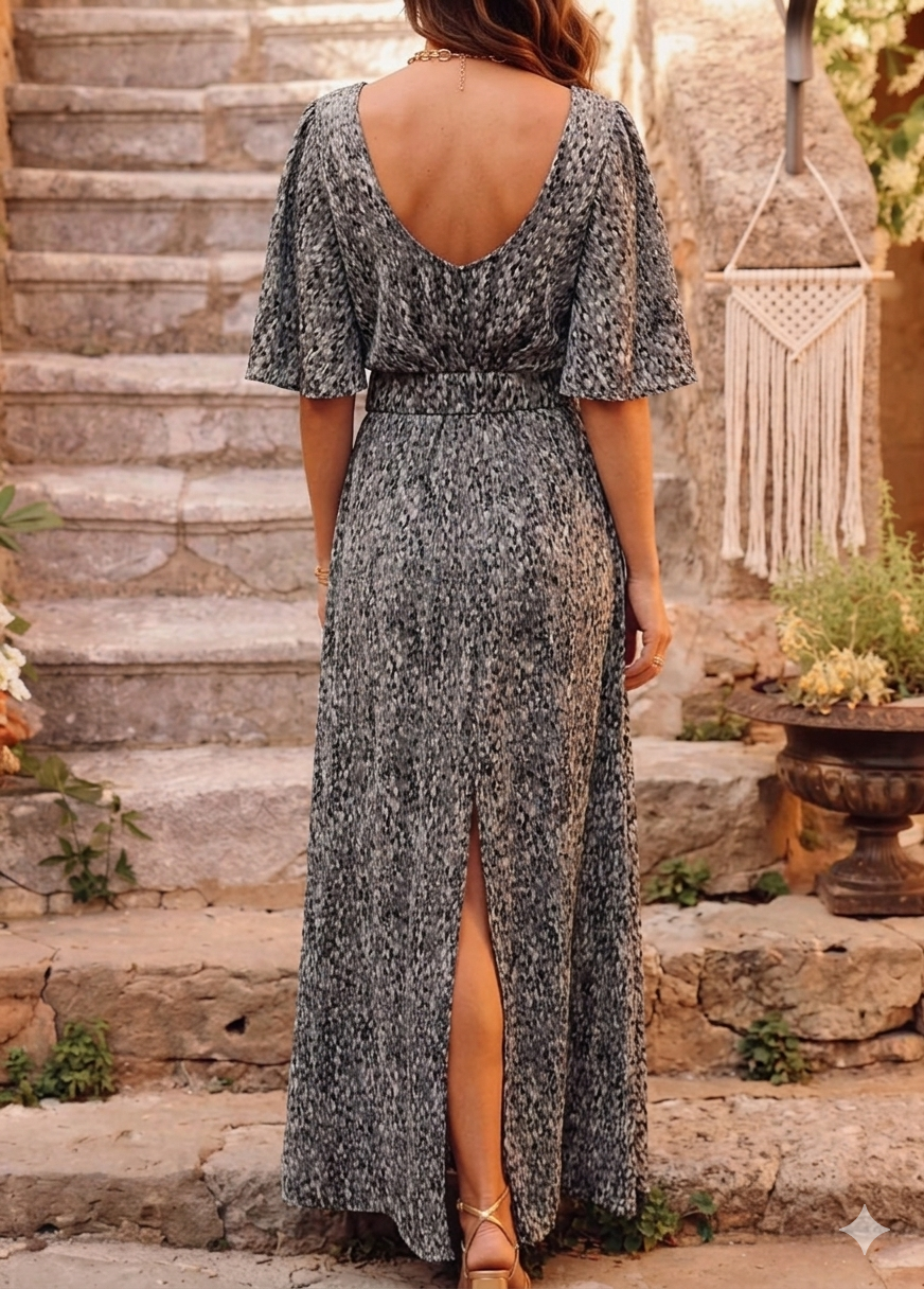 Robe longue à ceinture Diona™ printemps/été (édition limitée)