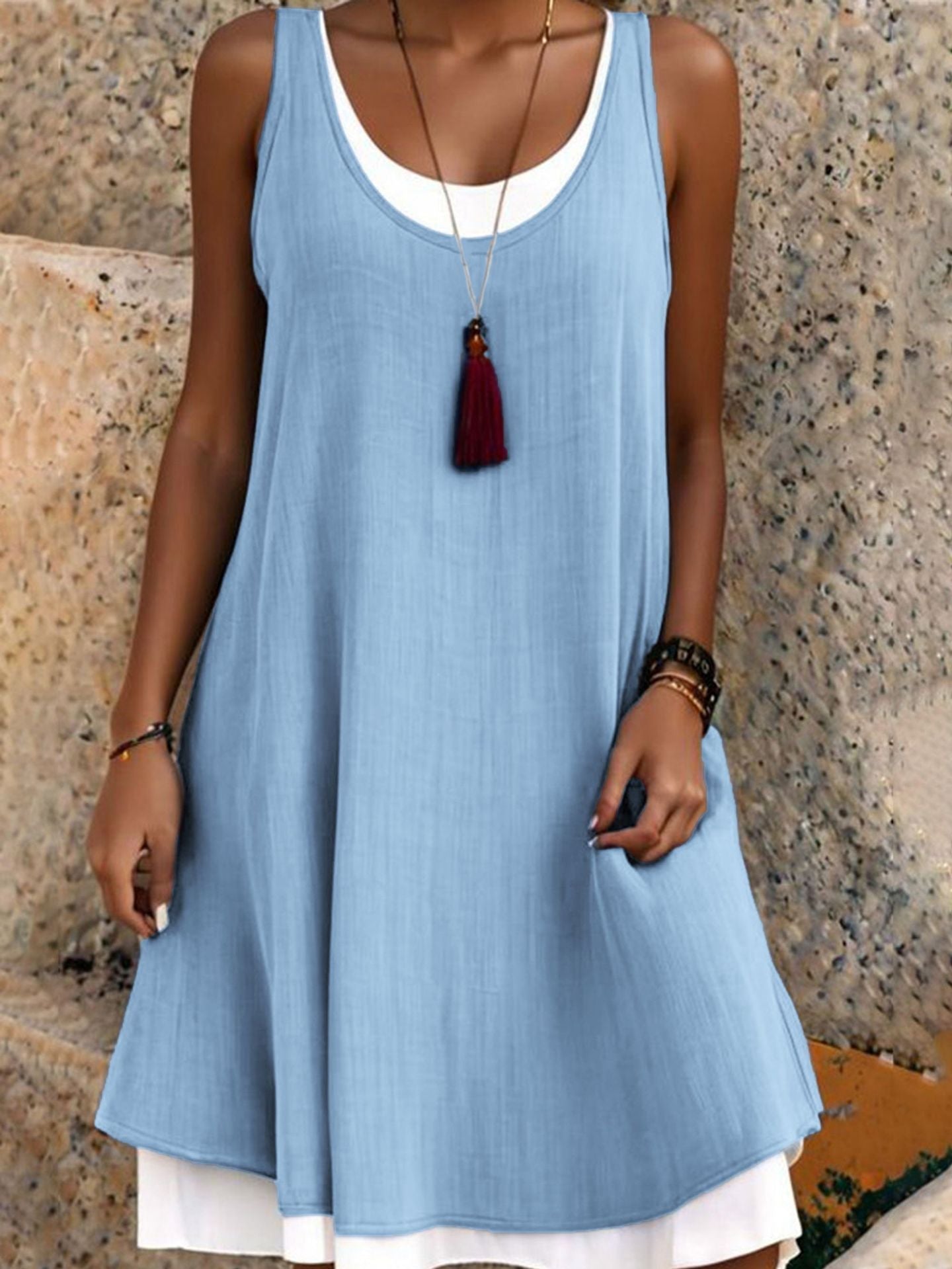 Robe longue décontractée