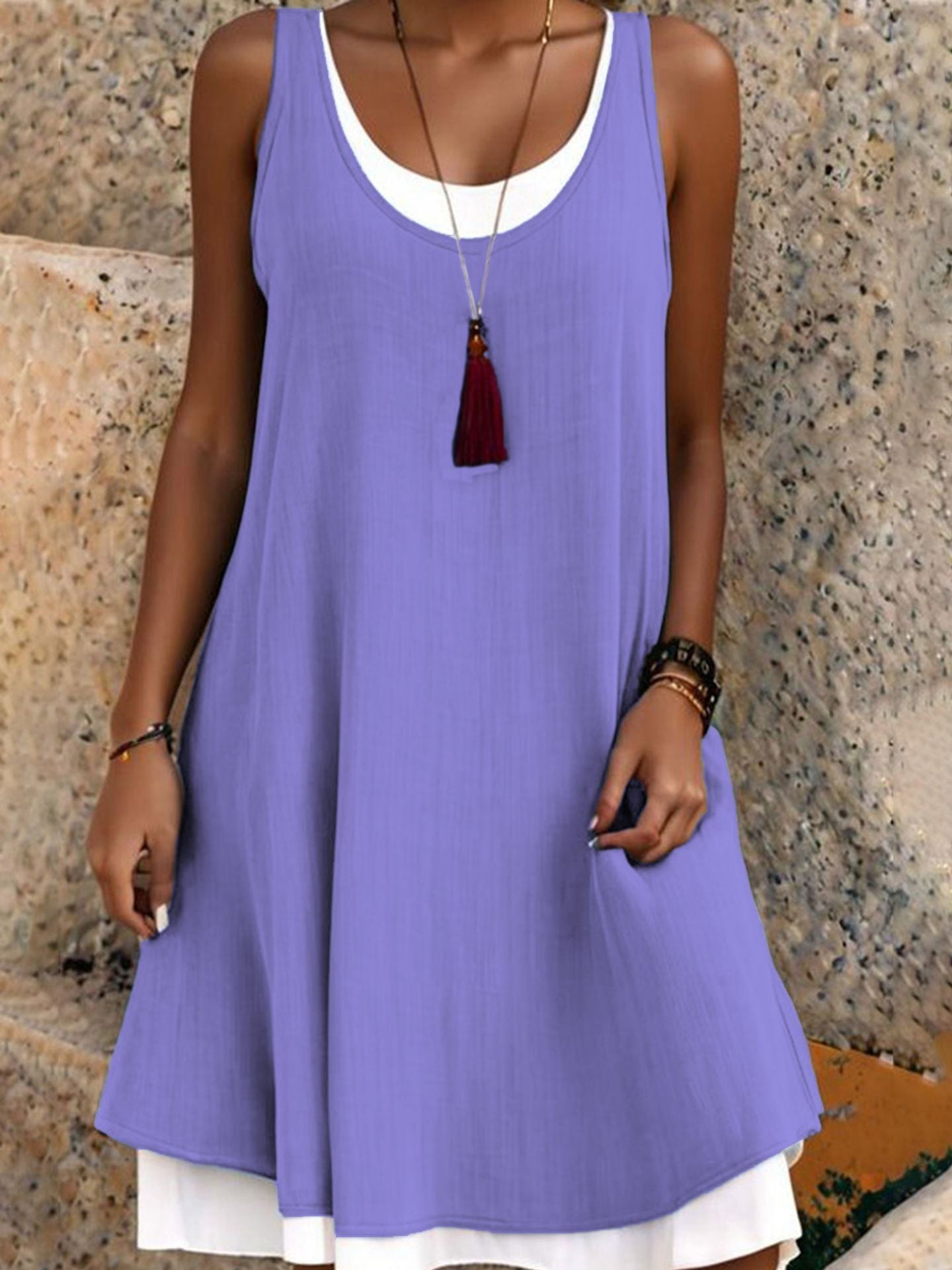 Robe longue décontractée