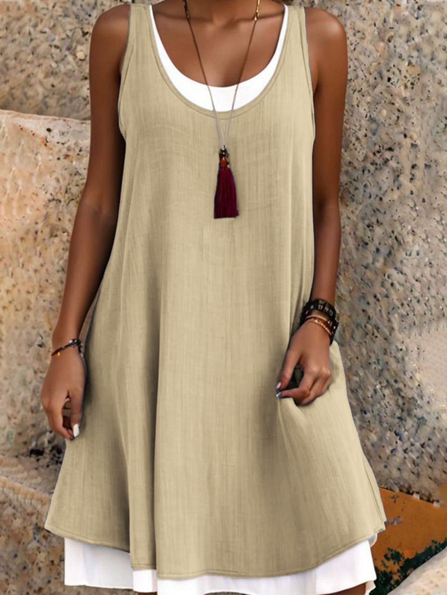 Robe longue décontractée
