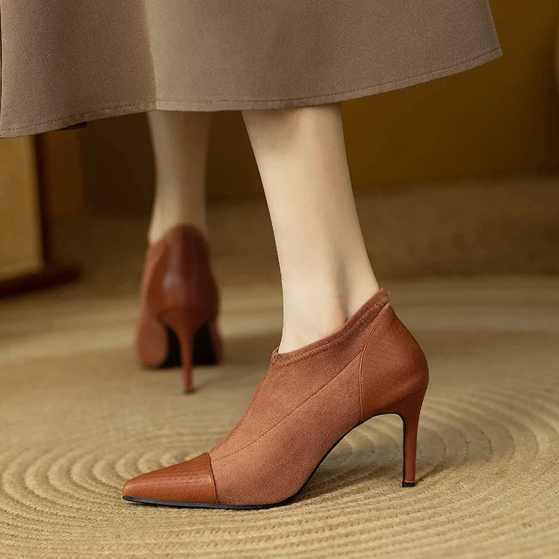 Escarpins en cuir véritable Veronica
