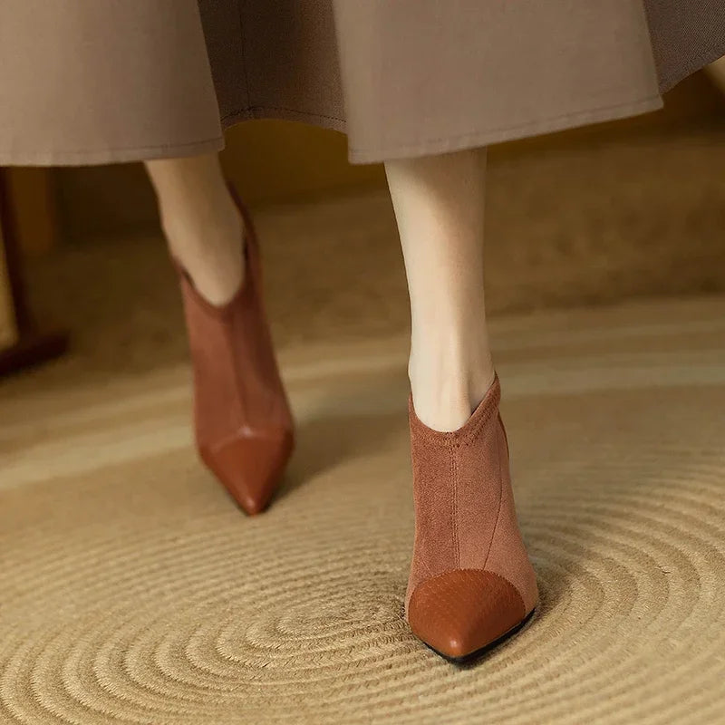 Escarpins en cuir véritable Veronica