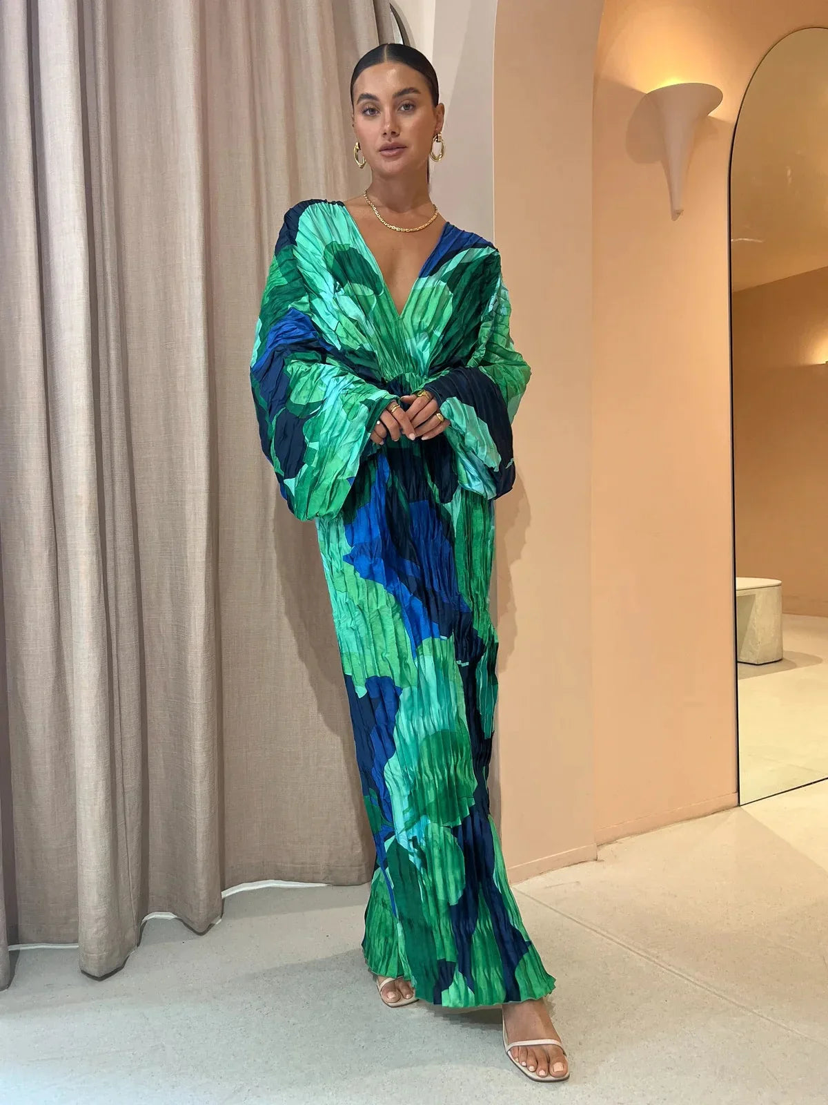 Robe plissée élégante Eva™