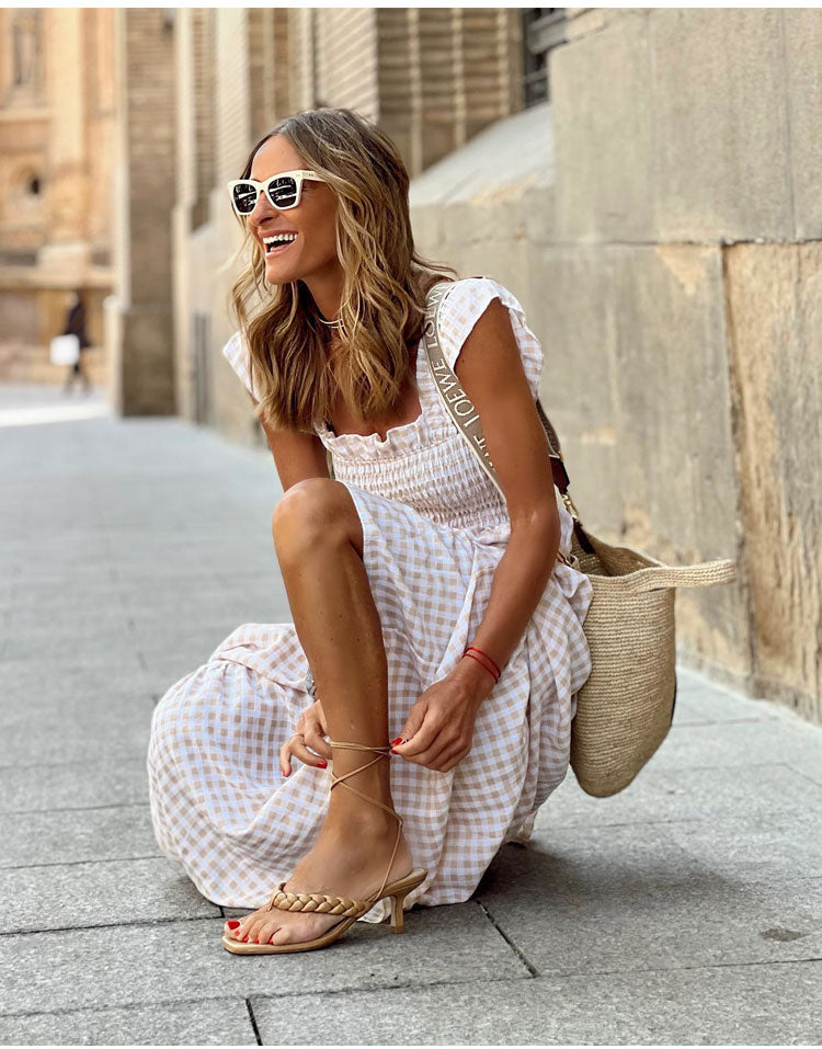 Robe décontractée bohème printemps/été Lyra™