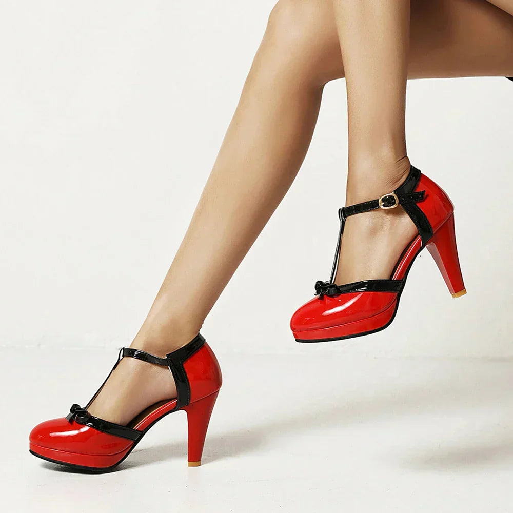 Talons Vivienne à bride en T