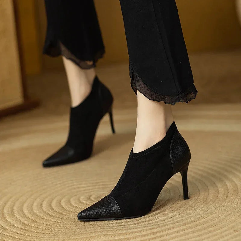 Escarpins en cuir véritable Veronica