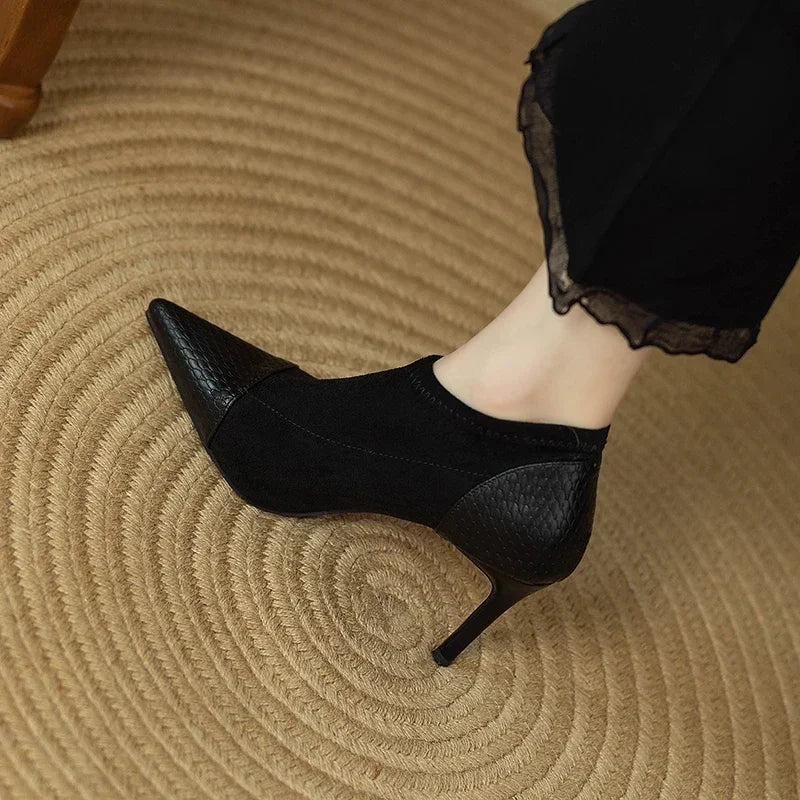 Escarpins en cuir véritable Veronica