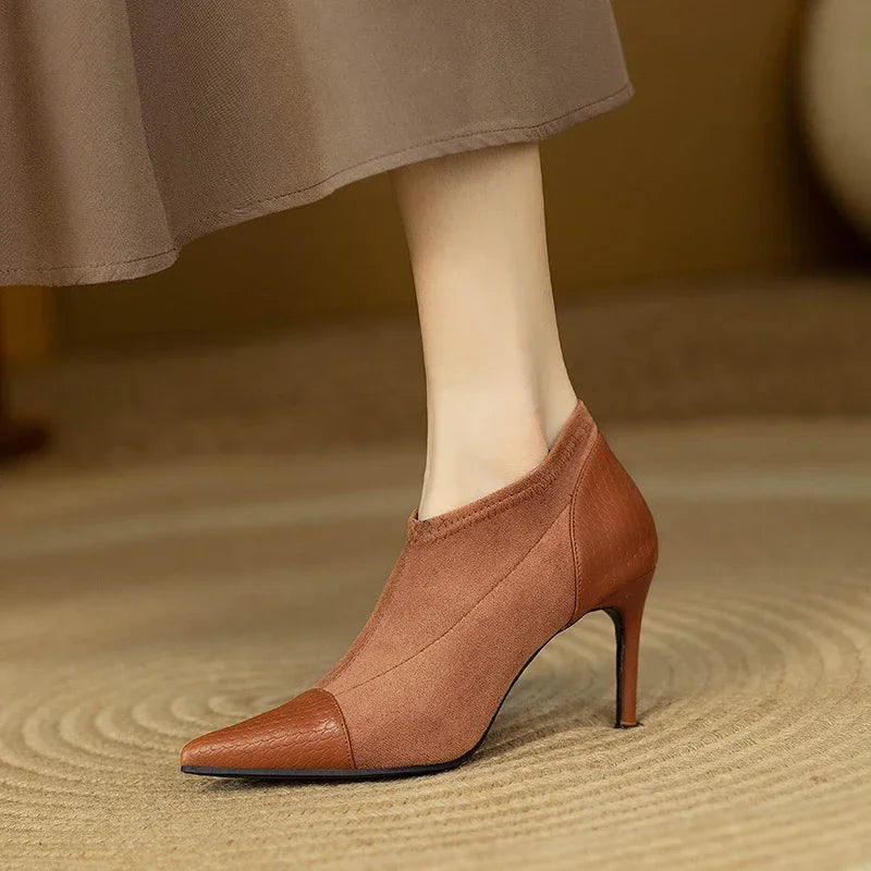 Escarpins en cuir véritable Veronica