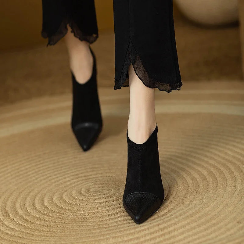 Escarpins en cuir véritable Veronica