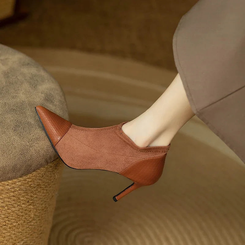 Escarpins en cuir véritable Veronica