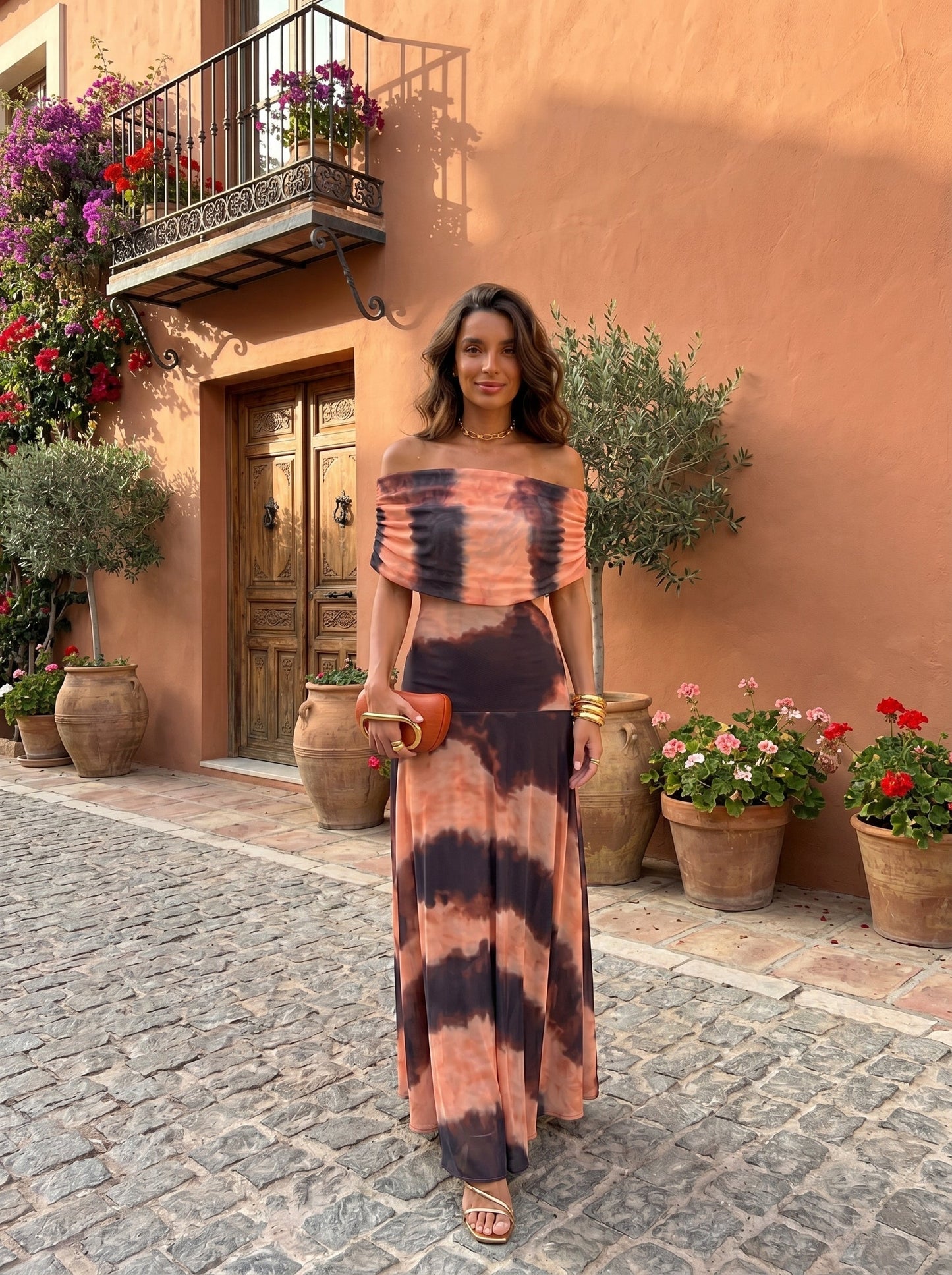 Robe de Tolède avec imprimés