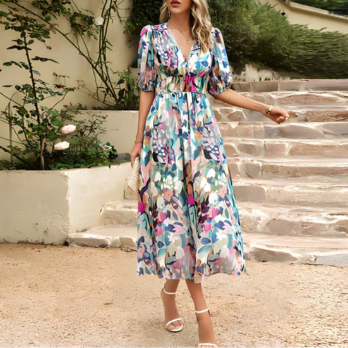 Leona | Élégante robe midi