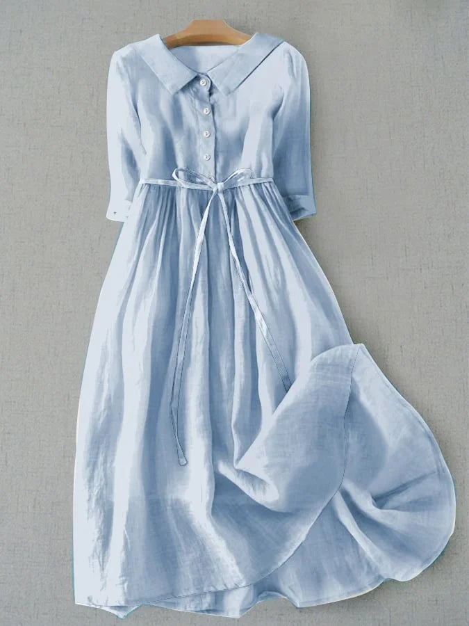 Mercedes | Robe d'été lacée à la taille