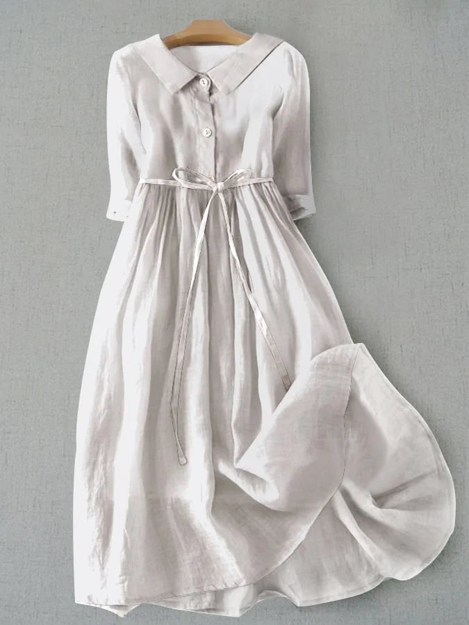 Mercedes | Robe d'été lacée à la taille
