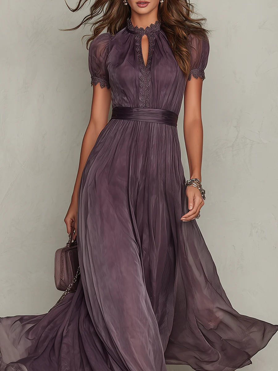 Isabel | Robe Longue Plissée Élégante