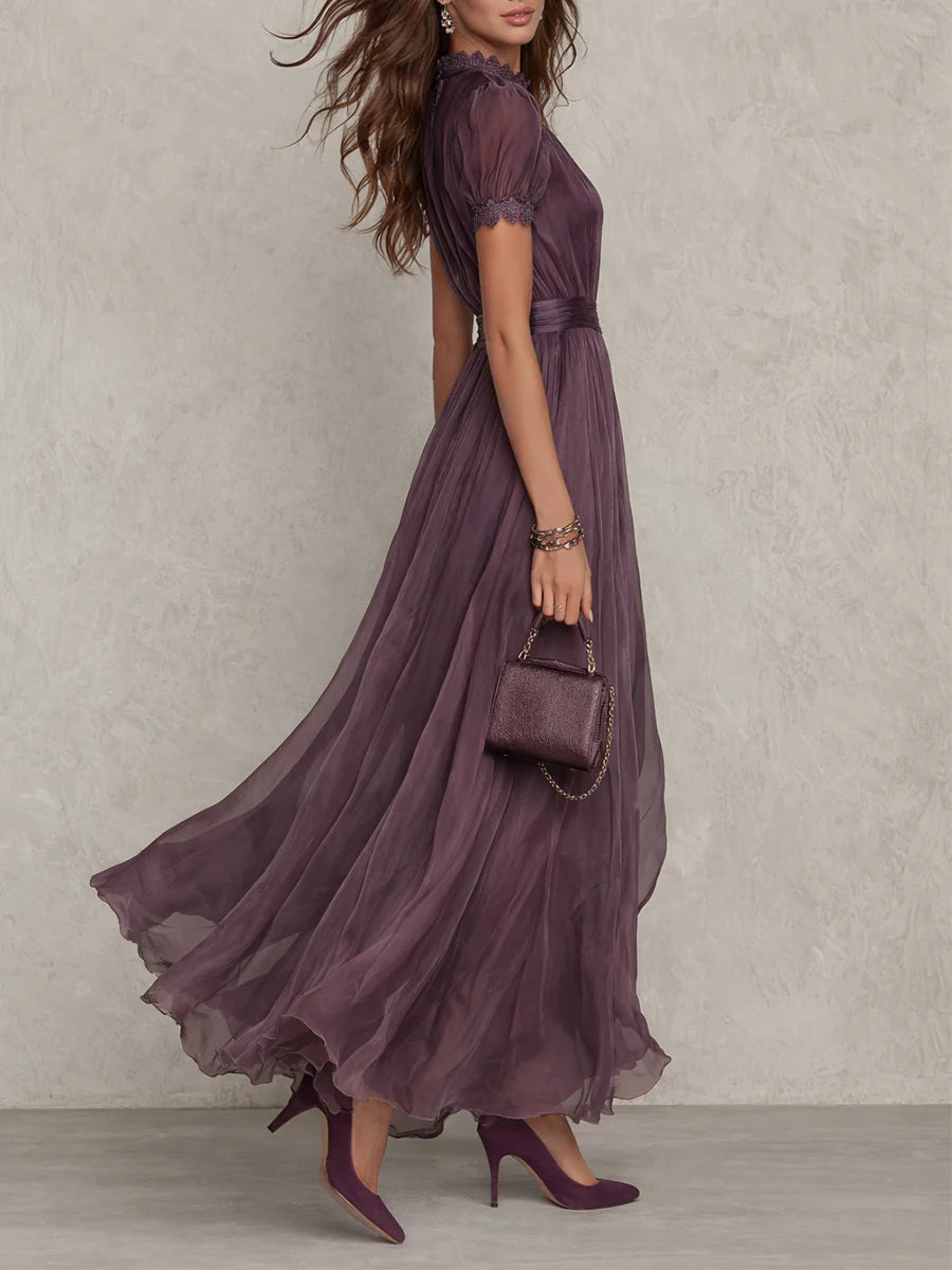 Isabel | Robe Longue Plissée Élégante