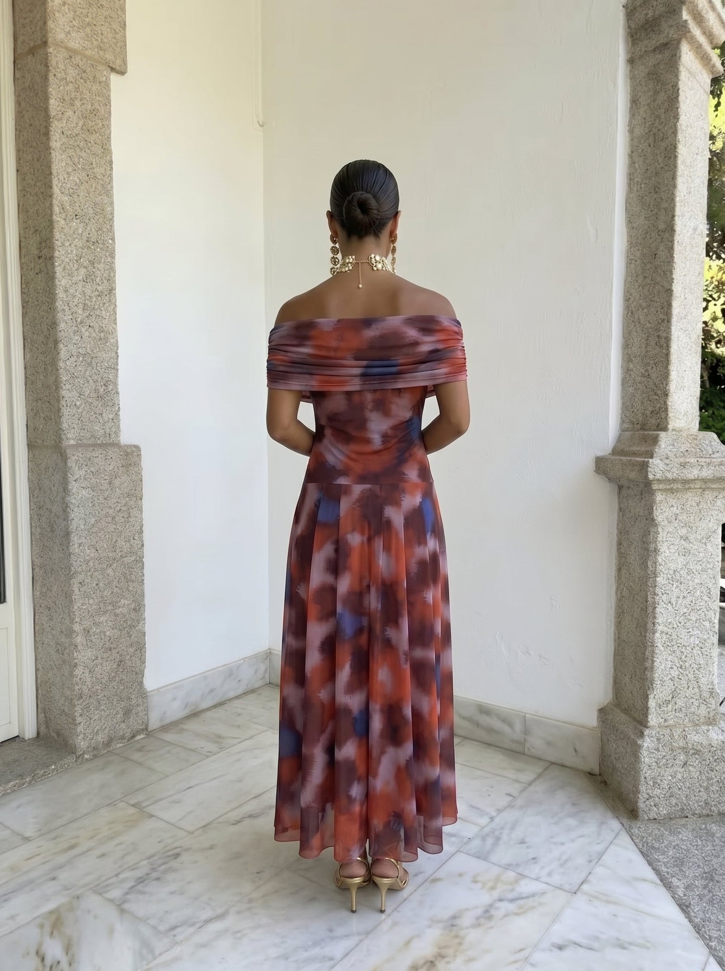 Robe de Tolède avec imprimés