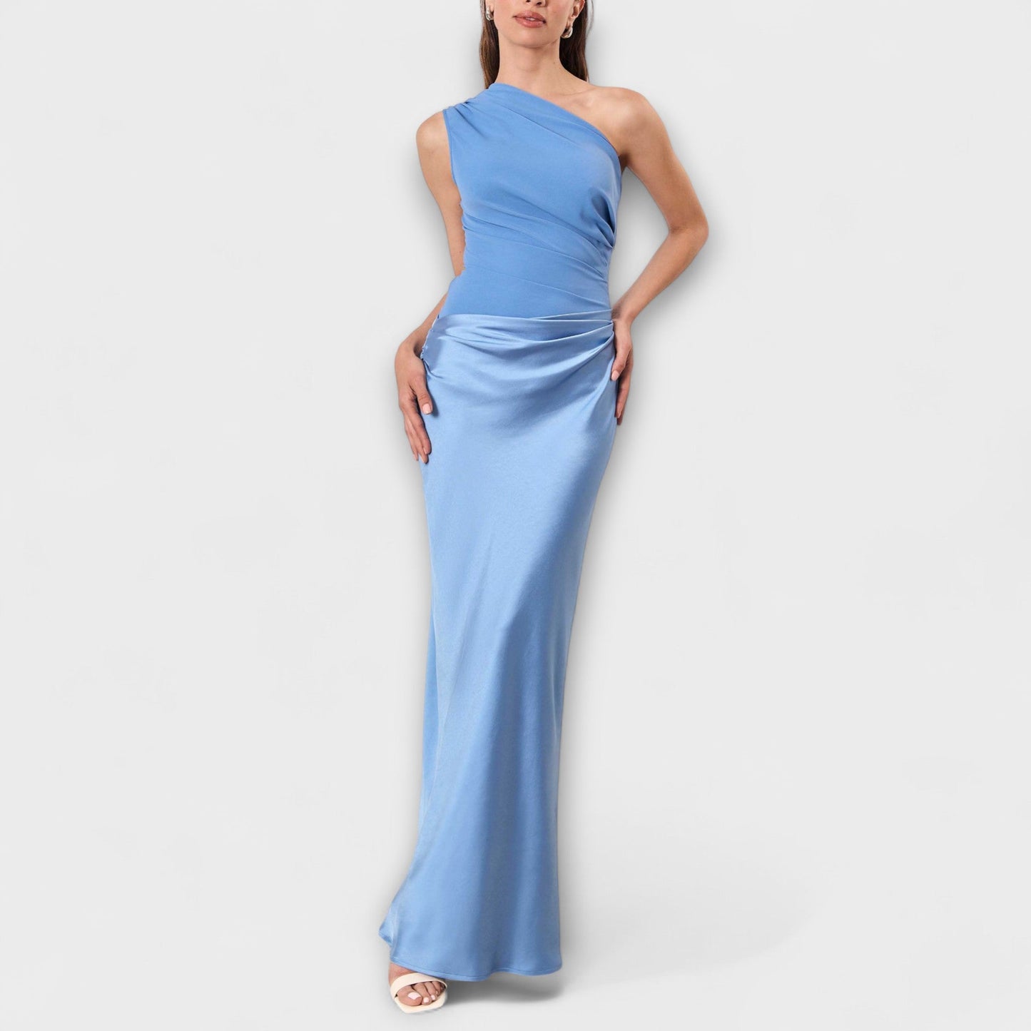 Amarílis - Élégante Robe asymétrique à une épaule