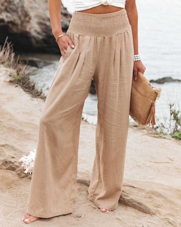 Aileen - Pantalon Large de Plage
