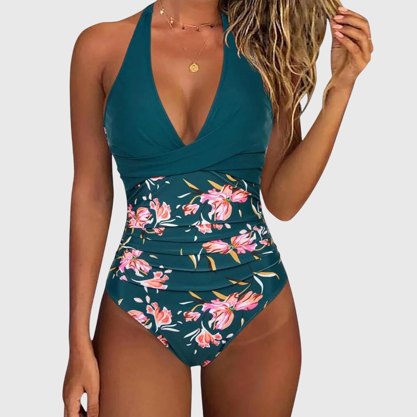 Firenze - Maillot de bain élégant pour femme avec décolleté en V