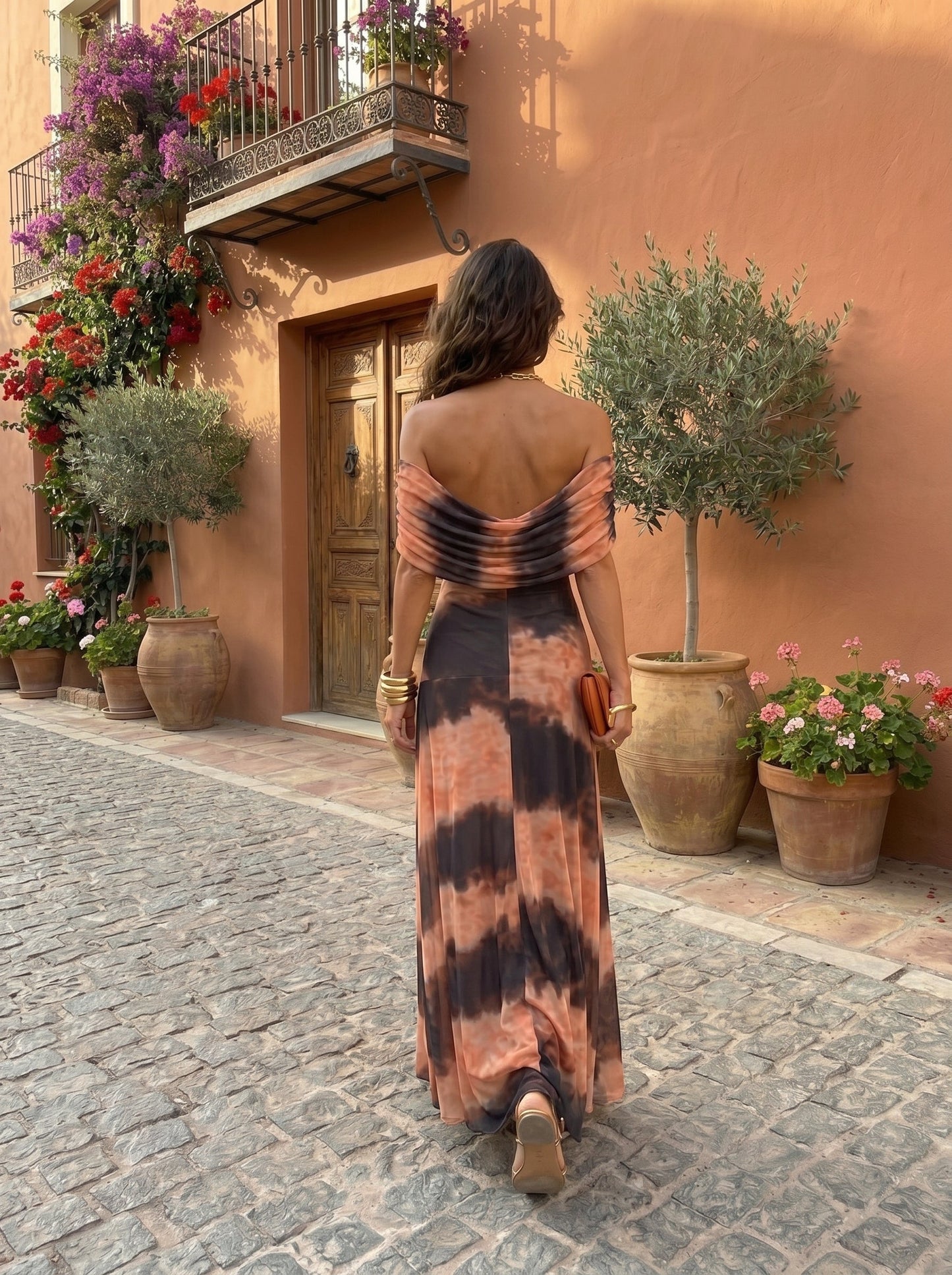 Robe de Tolède avec imprimés