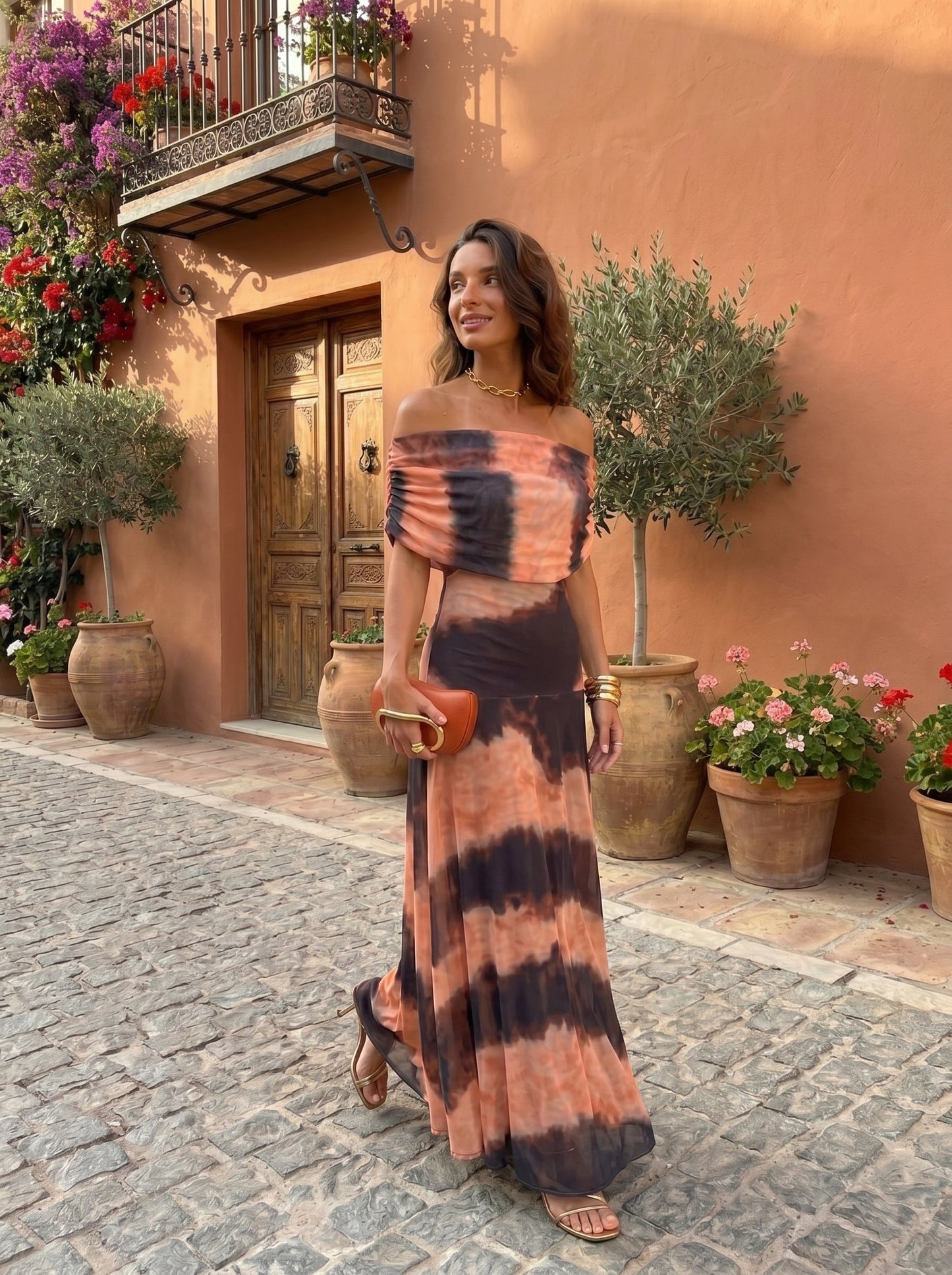 Robe de Tolède avec imprimés