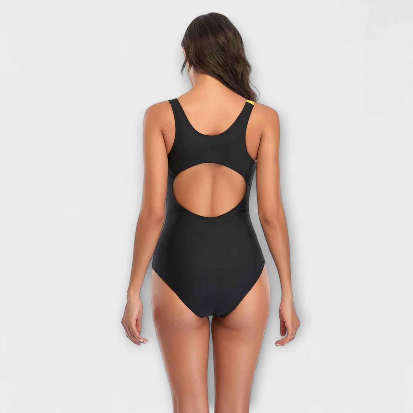 Maillot de Bain Une Pièce Sportif avec Dos Nageur