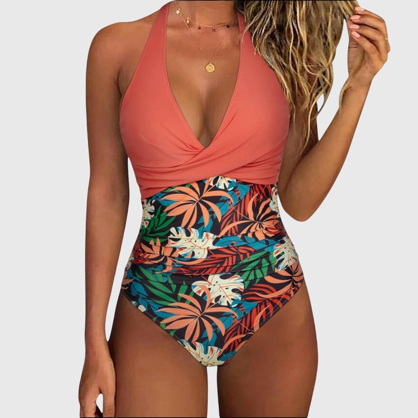 Firenze - Maillot de bain élégant pour femme avec décolleté en V