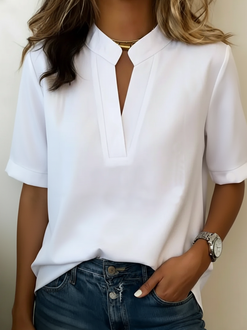 Paula | Chemise ample à manches courtes